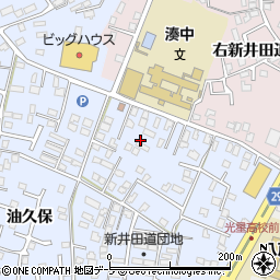 青森県八戸市湊町新井田道5周辺の地図
