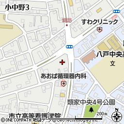 ファミリーマート八戸青葉二丁目店周辺の地図