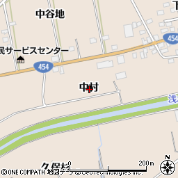 青森県八戸市豊崎町中村周辺の地図