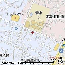 青森県八戸市湊町新井田道4周辺の地図