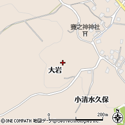 青森県八戸市鮫町大岩周辺の地図