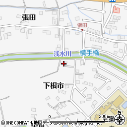 青森県八戸市尻内町下根市24周辺の地図