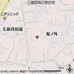 青森県八戸市白銀町堀ノ外28-8周辺の地図