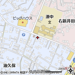 青森県八戸市湊町新井田道3-1周辺の地図