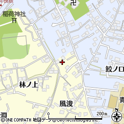 青森県八戸市新井田風浚2周辺の地図