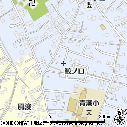 青森県八戸市湊町鮫ノ口10-24周辺の地図