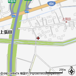 青森県八戸市尻内町張田42周辺の地図