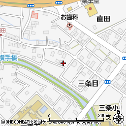 青森県八戸市尻内町三条目周辺の地図