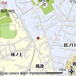 青森県八戸市新井田風浚2-4周辺の地図