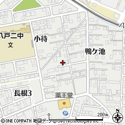 青森県八戸市売市小待7周辺の地図