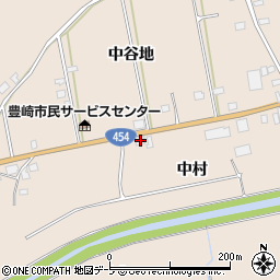 青森県八戸市豊崎町中村47周辺の地図