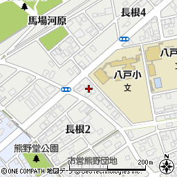 青森県八戸市売市新坂平周辺の地図