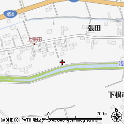 青森県八戸市尻内町張田62-2周辺の地図