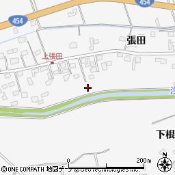 青森県八戸市尻内町張田62周辺の地図