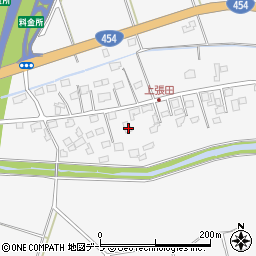 青森県八戸市尻内町張田72周辺の地図