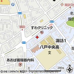 樋口ホスピタルサプライ株式会社八戸営業所周辺の地図