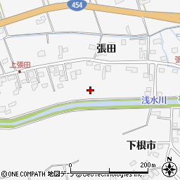 青森県八戸市尻内町張田82-13周辺の地図