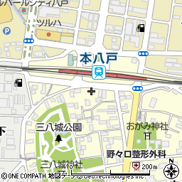 全日本港湾労働組合　八戸通運支部周辺の地図