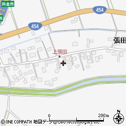 青森県八戸市尻内町張田64周辺の地図