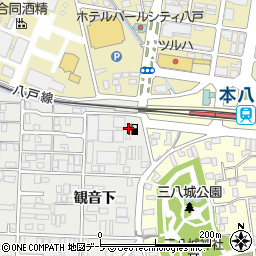 ＥＮＥＯＳ本八戸駅前ＳＳ周辺の地図