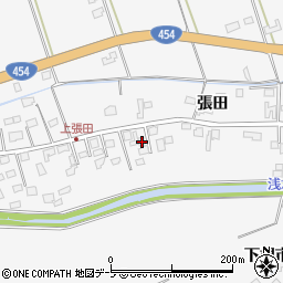 青森県八戸市尻内町張田60周辺の地図