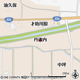 青森県八戸市豊崎町（丹波内）周辺の地図
