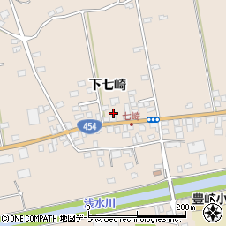 青森県八戸市豊崎町下七崎13周辺の地図