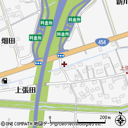 青森県八戸市尻内町張田12周辺の地図