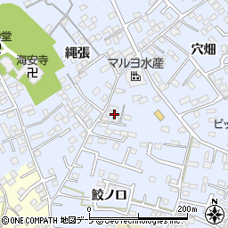 青森県八戸市湊町鮫ノ口8周辺の地図