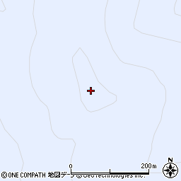 櫛石山周辺の地図