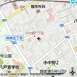 株式会社まるやま　八戸店周辺の地図
