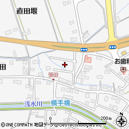 青森県八戸市尻内町張田112周辺の地図