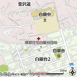 青森県八戸市白銀町（北外ノ沢）周辺の地図