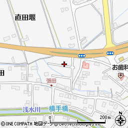 青森県八戸市尻内町張田111周辺の地図