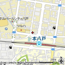八戸通運株式会社　八通観光周辺の地図