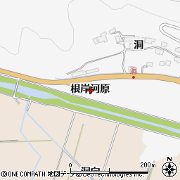 青森県八戸市尻内町（根岸河原）周辺の地図