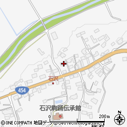 青森県三戸郡五戸町倉石石沢石沢周辺の地図