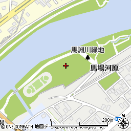 青森県八戸市売市馬場河原周辺の地図