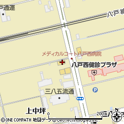 ホンダカーズ八戸西長苗代店周辺の地図