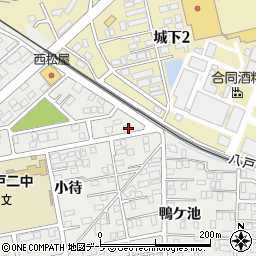 青森県八戸市長根4丁目1-3周辺の地図