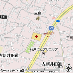 ケーズデンキ八戸白銀店周辺の地図