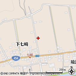 青森県八戸市豊崎町下七崎29周辺の地図