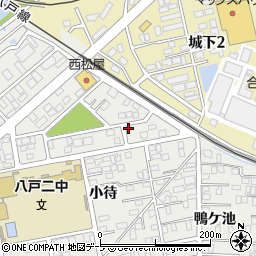 青森県八戸市長根4丁目1-9周辺の地図