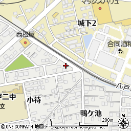 青森県八戸市長根4丁目1-17周辺の地図