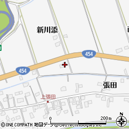 青森県八戸市尻内町張田30周辺の地図