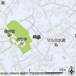 青森県八戸市湊町縄張43-2周辺の地図