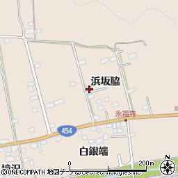 青森県八戸市豊崎町浜坂脇19周辺の地図