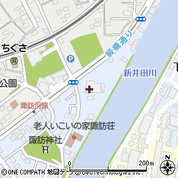 八田グループ本部周辺の地図
