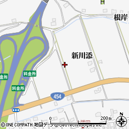 青森県八戸市尻内町新川添周辺の地図