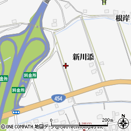 青森県八戸市尻内町（新川添）周辺の地図